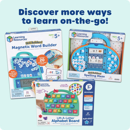 Learning Resources Lift-a-Letter Alphabet Board - Alphabet Learning Toys for Toddlers, Toddler Educational Toys for Phonics and Fine Motor Skills, Letter Recognition and Language Development ABC Toy