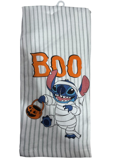 Disney Stitch 2 Pack Kitchen Towels, Halloween Theme, 16 x 26 inches