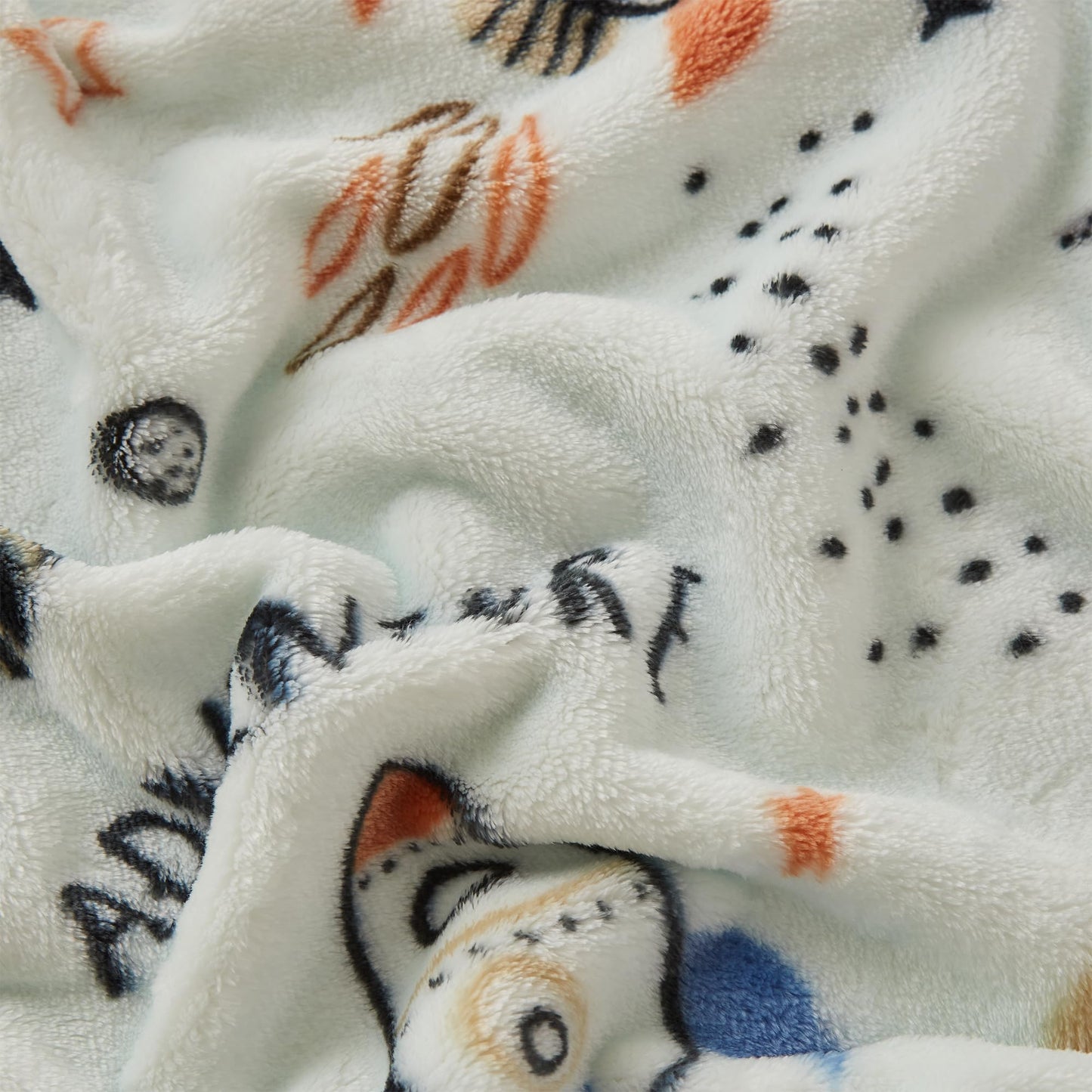 COOVA Kids Throw Blanket 50x60 Inch - Cartoon Fleece Throw, Toys for 2 3 4 5 6 7 8 9 10 11 12 Year Old Girl and boy Gifts, Soft Kids Blankets for Christmas Halloween Birthday Gifts,Spaceship Green