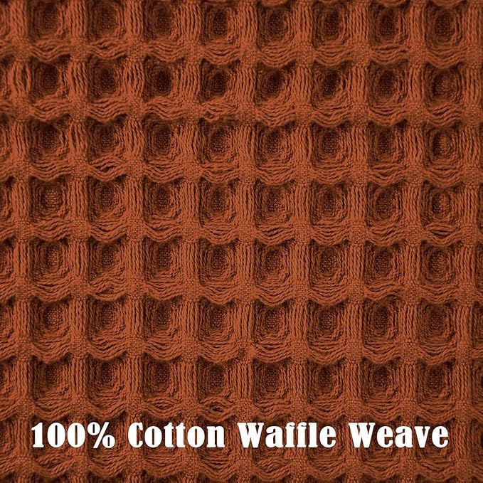 Jacquotha Waffle Hand Towels for Bathroom Kitchen Decor 2-Piece – Cotton Quick