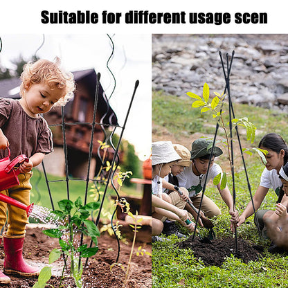 Garden Trellis for Climbing Plants Outdoor & Indoor, 47in Plant Trellis for Vines, Flowers,Tomato cage 3 Shapes Rustproof Plant Support Trellis for Potted Plants,Rose, Cucumber, Pea, Tomato