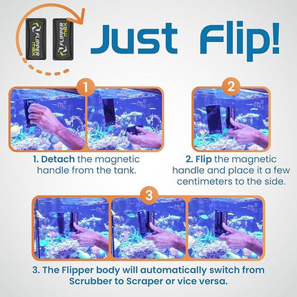 - Flipper Max Aquarium Algae Magnet Cleaner (for Glass or Acrylic Tanks 5/8-1-Inch) …