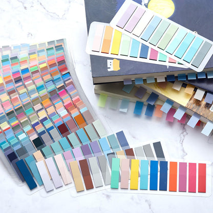 ReliThick 8000 Pcs Writable Sticky Tabs, 40 Colors Book Notes for Annotating Books, Self-Adhesive Index Tabs for Bible, Planner, Notebook, School & Office Supplies