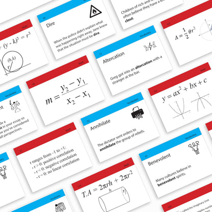 SAT Flash Cards 2026 | 400 SAT Vocabulary + SAT Math Flash Cards | SAT Prep | SAT Math Cards | SAT Vocab Cards | SAT Prep Cards | SAT Words | SAT Classroom and Home Kit | SAT Digital Prep