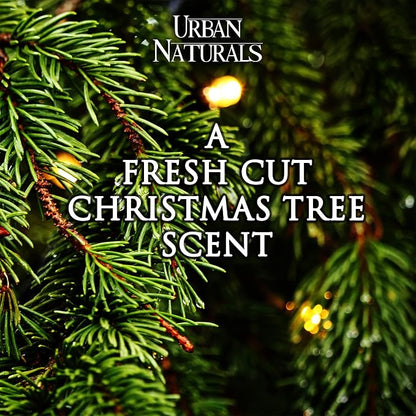 Urban Naturals Pine Forest Reed Diffuser Set - White Pine Needles, Eucalyptus and Sandalwood - Christmas Tree Scent - Holiday Decor with Real Pine Branches