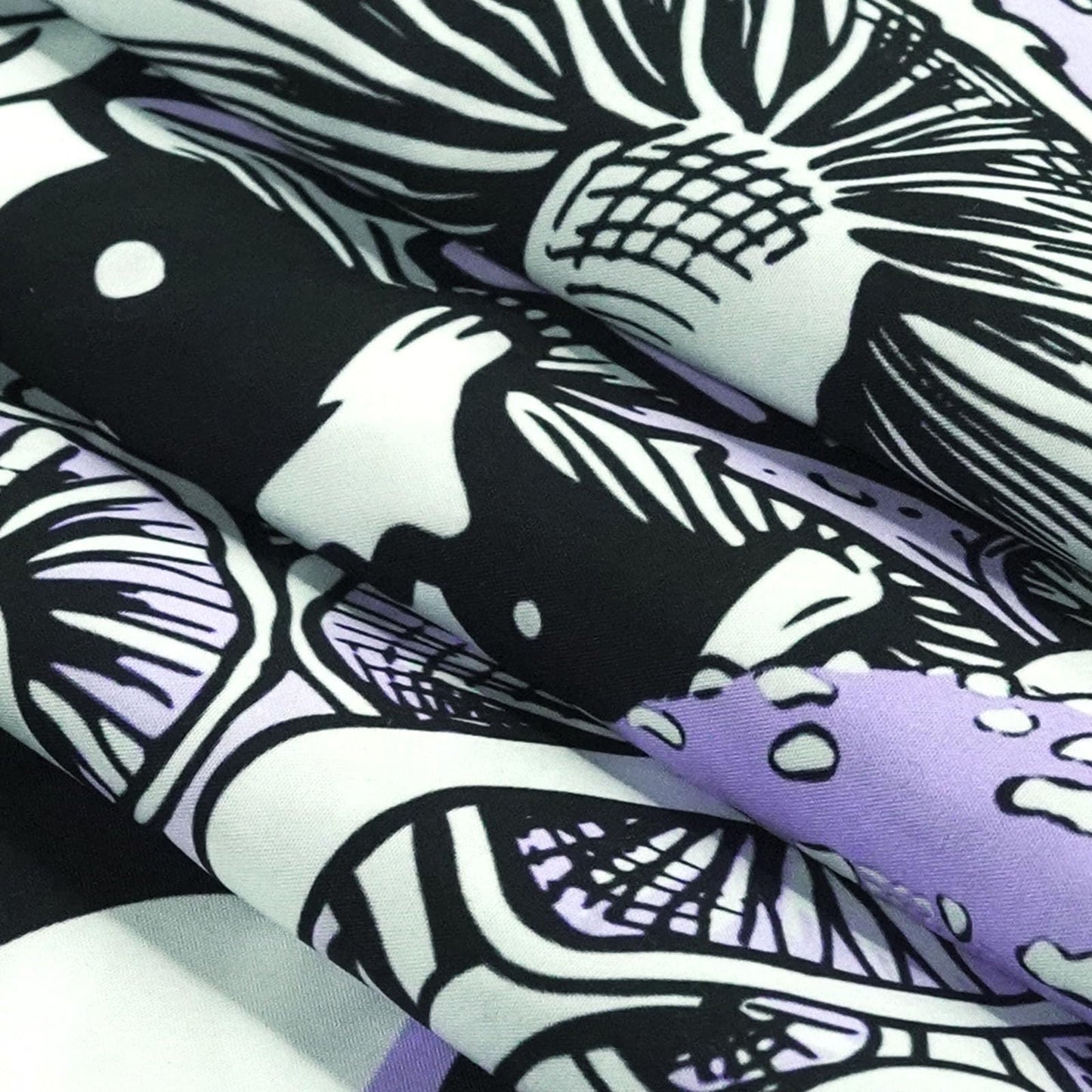 Fungarth Skeleton Butterfly Tapestry Purple Skull Hippie Mushroom Plants Tapestry for Bedroom Moon phase Aesthetic Tapestries Wall Hanging for Living Room Dorm (44.00” x 60.00”, Purple)