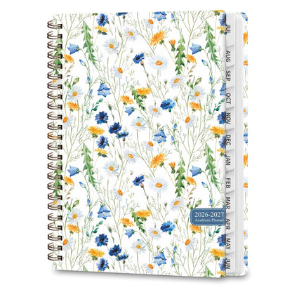 Planner 2026-2027, Weekly and Monthly Academic Planner, July 2026 - June 2027, Hardcover Calendar Agenda Book for School Year Planning, School Supplies for Teacher and Student, A5(6.3'' x 8.5'')