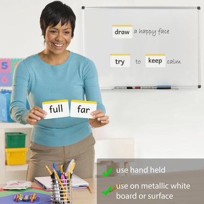Attractivia 3rd Grade Sight Words Magnetic Flash Cards(Third Grade) - 41 Sturdy Large Dolch Cards for Literacy of Beginning Readers, Homeschool, Teachers and ESL