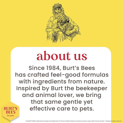 Burt's Bees for Pets Double Sided Pin and Hemp Bristle Dog Brush, Reduces Shedding, Removes Tangles and Loose Hair for All Coat Types, Sustainable Bamboo and Recycled Materials
