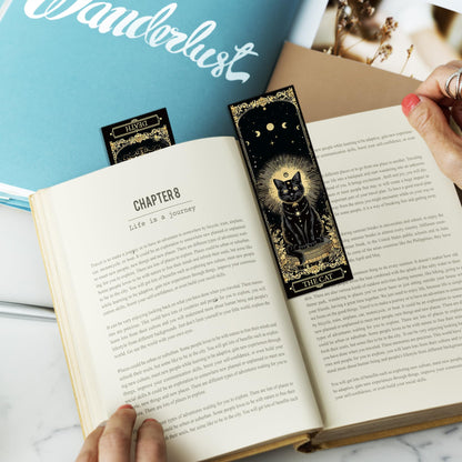 100 Pcs Gothic Tarot Bookmarks Bulk, Dark Academia Witchy Book Marks for Reading, Skeleton Paper Page Markers, Bookish Gifts for Reading Women Book Lovers Men, Dark Romance Merch