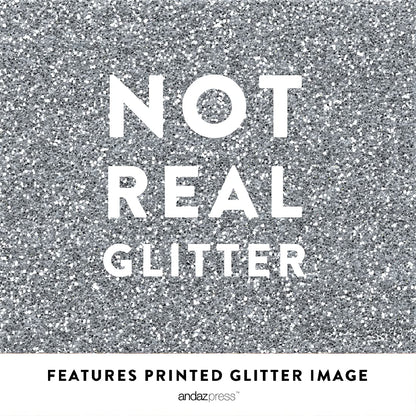 Andaz Press Party Cupcake Wrapper Decorations, Pink And Silver Glitter Paper, 24-Pack, Bulk Cake Supplies Pink Cupcake Wrappers Girl Baby Shower 1st Birthday, Not Real Glitter Silver Cupcake Wrappers