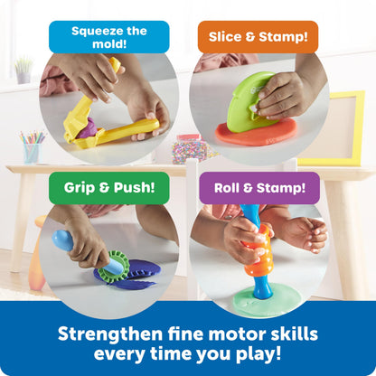 Learning Resources Helping Hands Tactile Tools - Sensory Bin Toys, Preschool Toddler Activities, Fine Motor Toy, Tools for Sensory Bins and Table, Montessori, Gifts for Boys and Girls