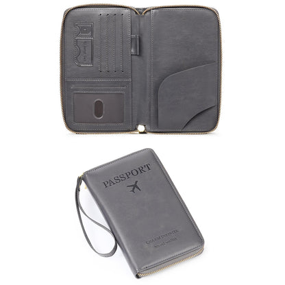 LEEXTON Leather RFID Blocking Passport Holder Travel Wallet, Passport Cover/Travel Wallet for Women/Men with
