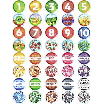 Floating Baby Flash Cards for Bathtub - Learn Numbers, Counting and Colors - Educational Bath Toys for Babies & Toddlers 3 Plus Months (Set of 21)