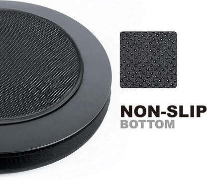 Sojoy iGelComfort Deluxe Gel Swivel Seat Cushion with Supportive Memory Foam 360 Degrees Rotating Seat Cushion for Home,Stool Chair,Office，13.5 Inches in Diameter Black