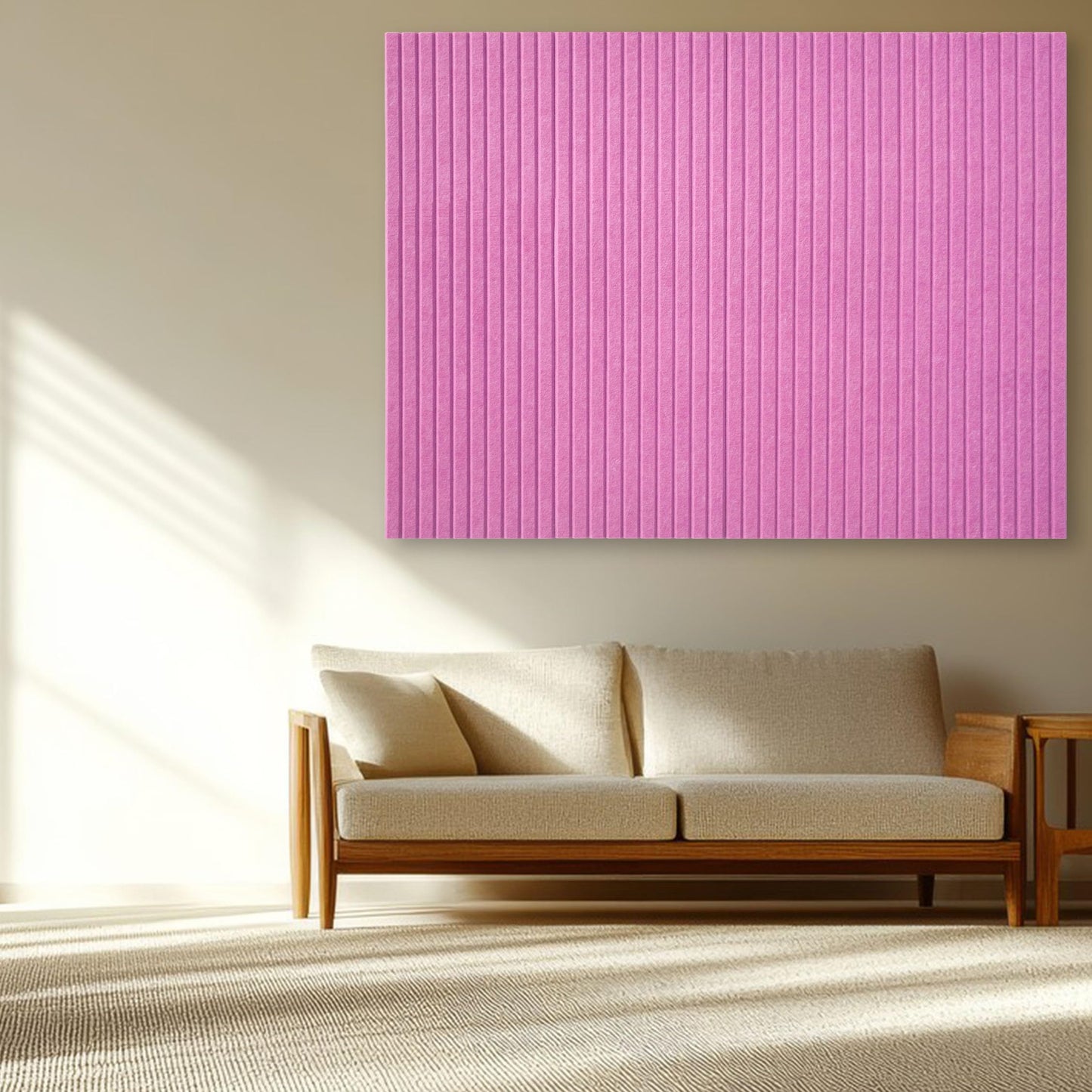 YOUDEFUL Large Cork Board Alternative-12 Pcs Self-Adhesive Felt Bulletin Board Tiles, Felt Pin Board Cork Board Tiles for Home Office Wall Decor, Tack Board 47"x35" (Rose