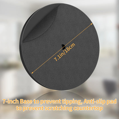 Hand Towel Stand, Hand Towel Holder for Bathroom Countertop Kitchen, 16.5IN Adjustable Retractable T-Shape Hand Towel Rack, Matte Black