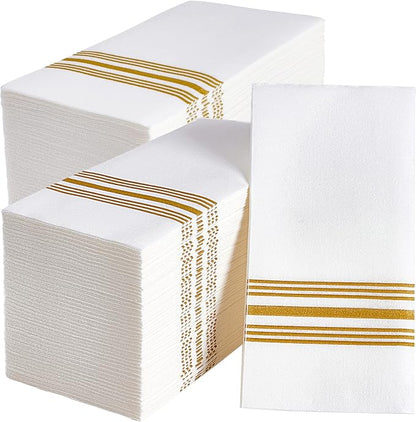Vplus 300 PACK Guest Towels Disposable Bathroom, Decorative Bathroom Napkins