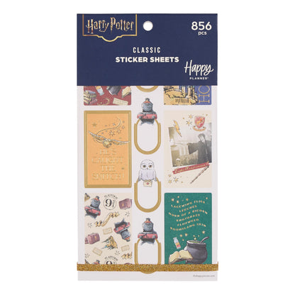 Happy Planner Harry Potter Sticker Set for Planners, Calendars, and Journals, Easy-Peel Stickers, Scrapbook Accessories, Hogwarts Magic, 30 Sheets, 656 Stickers Total