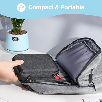 ProCase Collectible Trading Card Case, Hard Travel Carrying Storage Box Holds 300+ Cards for MTG, TCG, Yu-Gi-Oh, Lorcana, Holder Organizer with Removable Divider and Multiple Color Options -Black
