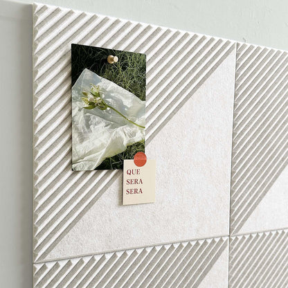 Large Cork Board for Walls 48"x 36", 12 Pack Felt Wall Tiles with Safe Removable Adhesive Tabs, Cork Board for Office,Pinboard Bulletin Board - Oatmeal