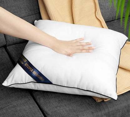 Utopia Bedding Throw Pillow Inserts (Pack of 4, White), 22 x 22 Inches Decorative Indoor Pillows for Sofa, Bed, Couch, Cushion Sham Stuffer