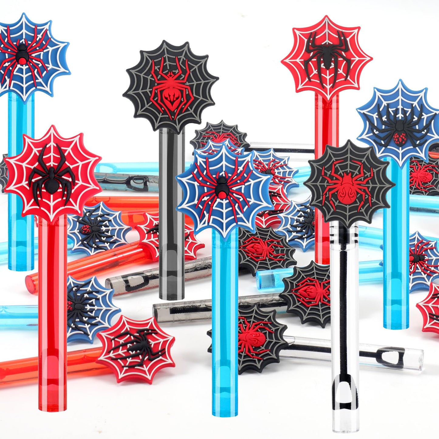 24PCS Bubble Wand for Party Favors Decorations Supplies Classroom Prizes Valentines Easter Halloween Christmas Bags Basket Stuffers Gifts