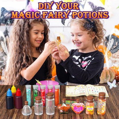 Magic Potion Kit for Girls,22 Potions Magic Mix Set for Kids 6 7 8 9 10 11 12 Years Mystery Potion Making kit Art Craft Kit Gifts Toys for Christmas Halloween Birthday