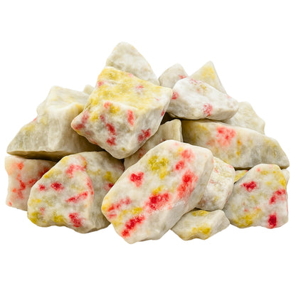Amazing Gemstone Cinnabarite Raw Crystals and Healing Stones, Natural Rocks for Tumbling - DIY Raw Stones and Crystals, 2 Pieces