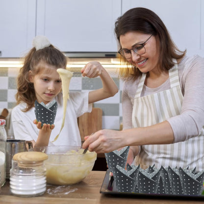 200 Pcs Polka Dot Tulip Cupcake Liners Black Greaseproof Muffin Baking Liners Tulip Cupcake Wrappers for Bridal Baby Shower Wedding Birthday Party Christmas Decor