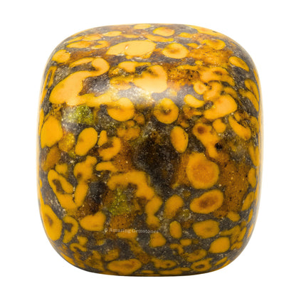 Amazing Gemstone Fruit Jasper Crystals and Healing Stones Tumbled - 1 oz Fruit Jasper Stone, Healing Stones for Energy Balance, Premium Polished Gems Rocks for Meditation and Wellness