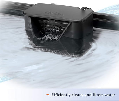 Aqueon QuietFlow 10 E Internal Aquarium Fish Tank Power Filter, Small, For Up To 10 Gallon Fish Tanks