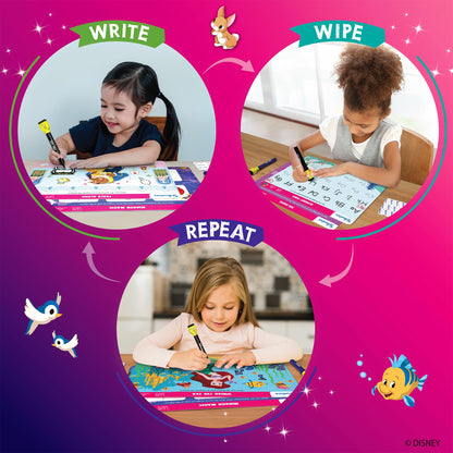 Skillmatics I Can Write Disney Princess - Reusable Preschool Learning Activities, Educational Toys & Games, Handwriting Aid, Back to School, Screen-Free Fun, Gift for Students, Kids, Toddlers Ages 3-6
