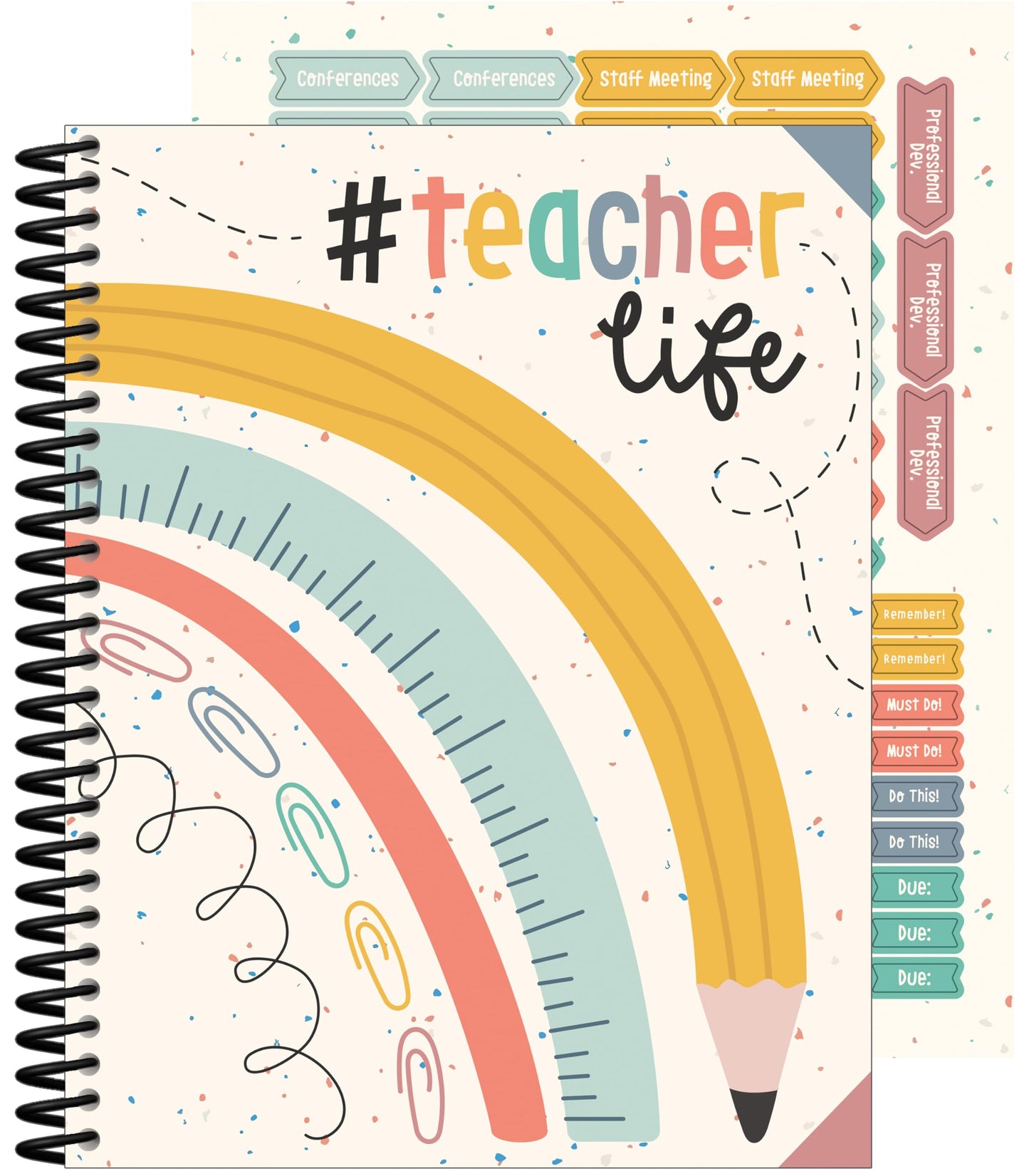Carson Dellosa We Belong Teacher Planner 2026-2027, Undated 8" x 11" Lesson Plan Book with Stickers, Class Schedule, Weekly Calendar, Classroom Must Haves, Homeschool Essentials, Classroom Must Haves
