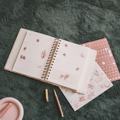 KOKONOTE Planner 2026-2027 Versailles - Planner for Women 17 Month (Aug 26/ Dec 27) | Weekly & Monthly Academic Planner 2026-2027 | 6.4" x 7.9" | Hardcover Agenda 2026 | Thick paper 120 g/m²