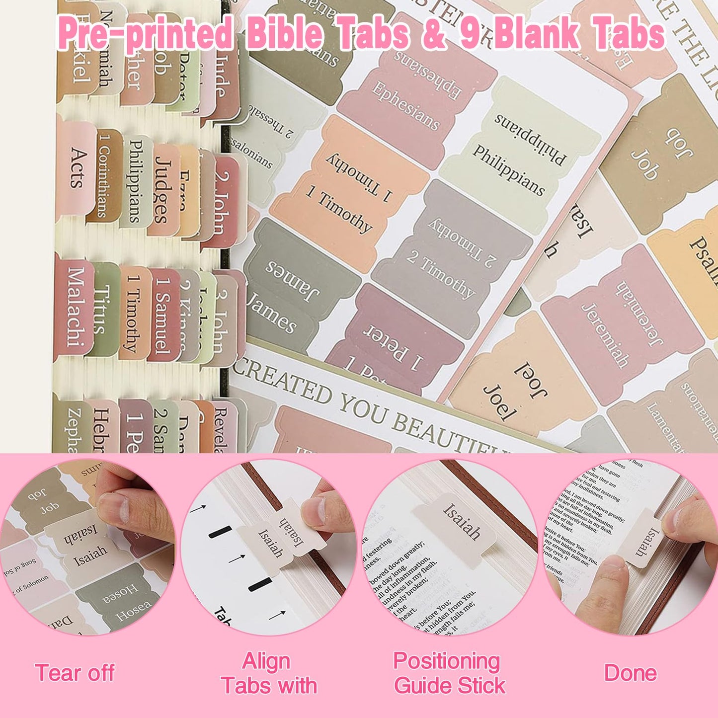 HRFGWDD Bible Study Supplies Kit for Women 76PCS Bible Journaling Kit with Bible Tabs for Women,Bible Highlighters and Pens, Bookmark, Stationary Gift Set for Christian Girls