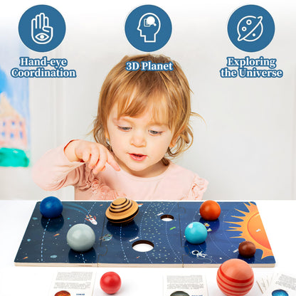 Planets Toys, Solar System Model Kit for Kids Ages 3, Space Science Toys for Toddlers