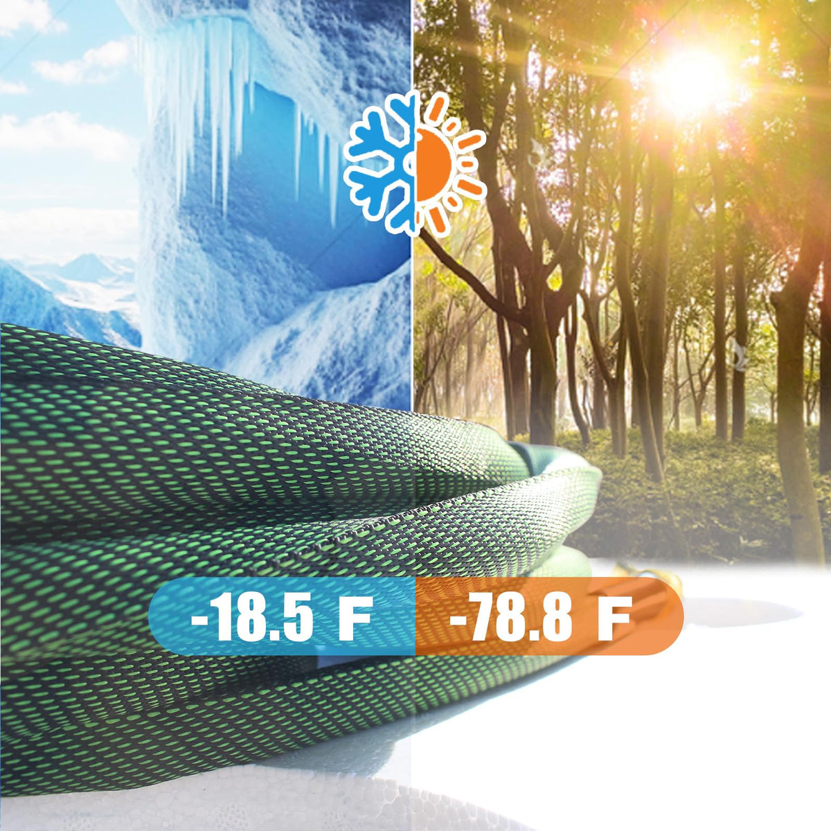 Torioweg Garden Hose 100 FT, Heavy Duty Water Hose with Aluminum Fittings, Puncture Proof All-weather, Ultra-Lightweight and Flexible, Watering and Cleaning for Outdoor, Lawn