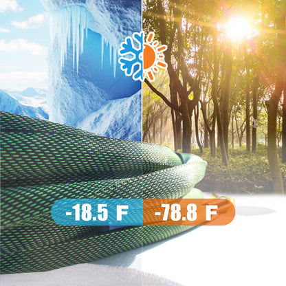 Torioweg Garden Hose 100 FT, Heavy Duty Water Hose with Aluminum Fittings, Puncture Proof All-weather, Ultra-Lightweight and Flexible, Watering and Cleaning for Outdoor, Lawn