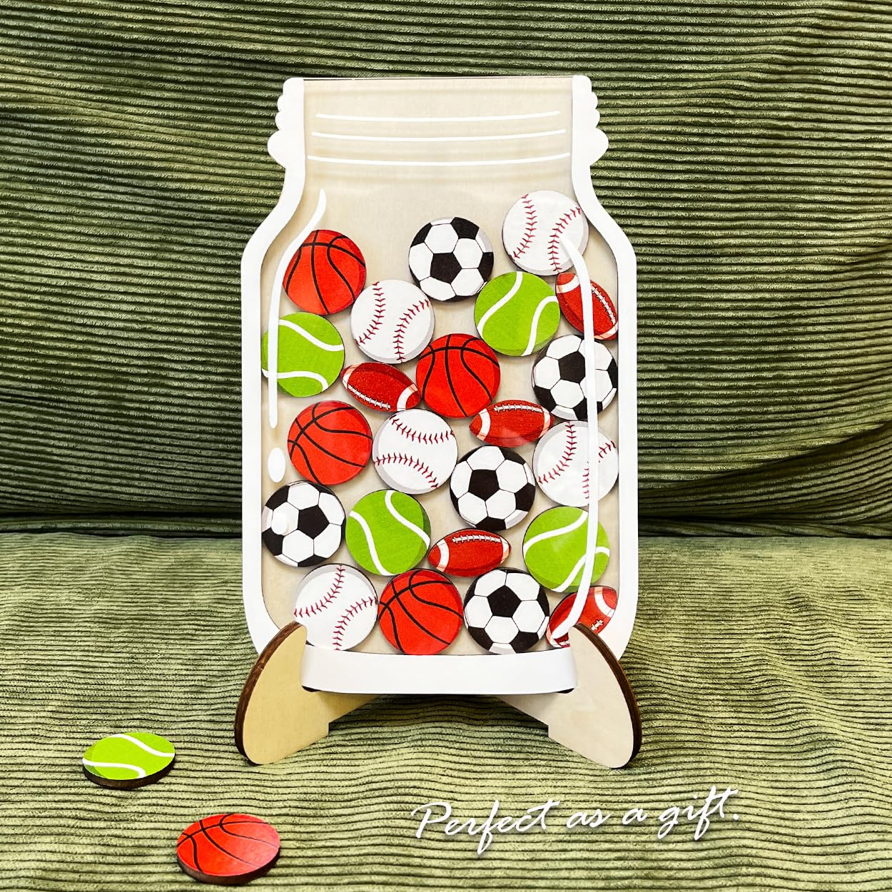 Magnetic Reward Jar for Kids, Classroom Reward System, Star Reward Jar, Incentive Good Behavior Responsibility Chart, Potty Training Rewards, Behavior jar for Boys Girls (Sports)