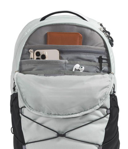 The North Face Borealis Commuter Laptop Backpack - Water Repellent, Laptop Sleeve, Large Main Compartment, Tin Grey Dark Heather/Asphalt Grey/TNF Black-NPF, One Size
