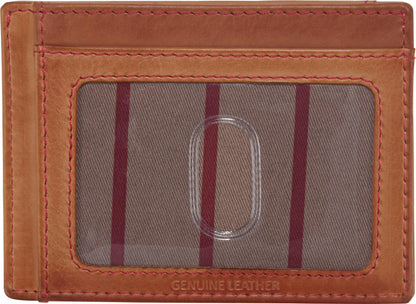 Rawlings mens Front Pocket Wallet Collection | Genuine Leather | Multiple Styles & Colors Light Brown | Cash Pocket | Baseball Stitch