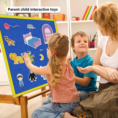Thryvomniq Goodnight Gorilla Story Felts Felt Story Board Pieces Preschool Kindergarten Storytelling Learning Activities Felt Toys Interactive Toys