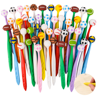 48 Pcs Cute Sport Bobblehead Eraser for Pencils Kawaii Erasers Cute Fun Cartoon Erasers Supplies Birthday Classroom Gifts
