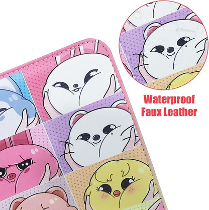 Kpop Photocard Binder for Kpop Photocards,4 Pocket with 50 Sleeves up to 400 Cards Cute Photo Album for Fans Boys and Girls