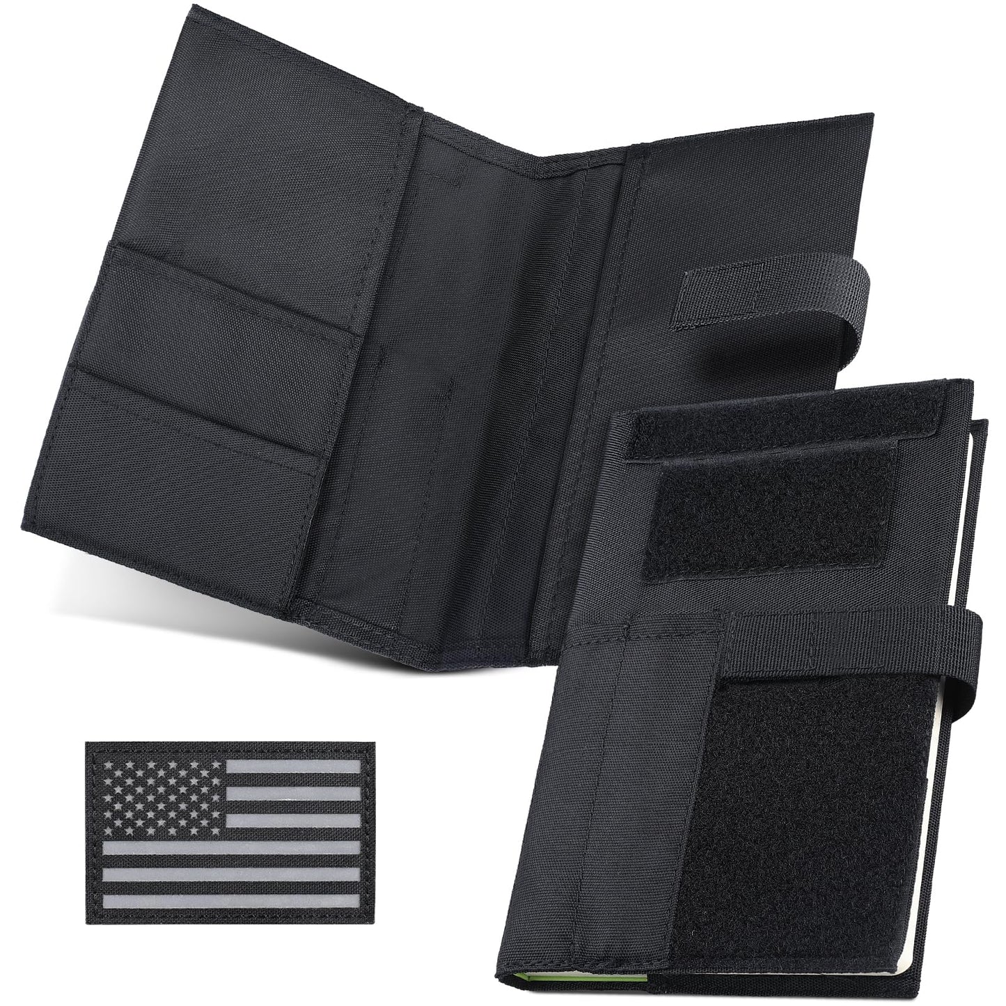 LIVANS Book Cover for 5.5 x 8 in Military Log Book, with Hardcover Notebook