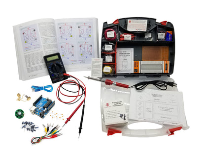 Make: Electronics 3rd Kit 1 & 2 Ultimate Bundle Includes Book & Deluxe Kits - Beginner Intermediate & Advanced Component Pack Follows The Experiments in Make: Electronics Third by Charles Platt
