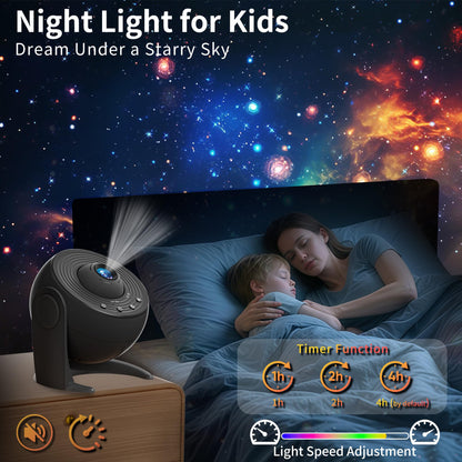 FlyLily Galaxy Projector for Bedroom, 13 in 1 Planetarium Star Projector with Solar System & Constellation, 360° Rotating Galaxy Light, Space Night Light Projector for Kids Adults Gifts