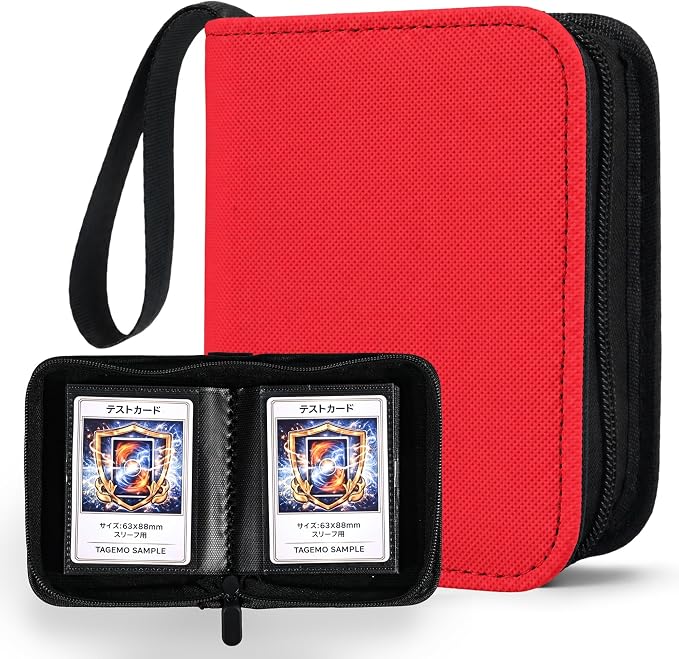 Mini Trading Card Binder Album, 1 Pocket Card Binder with 20 Double-Sided Pages 40 Pockets, Side Loading Small Card Binder for Trading Cards, Single Card Holder Book for Collectors and Kids