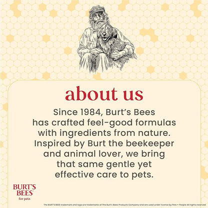 Burt's Bees for Pets Manuka Honey Oatmeal Conditioner for Dogs, Colloidal Oatmeal, 95%+ Natural Origin, No Sulfates, Parabens or Phthalates, Leaves Coat Soft & Shiny, Milk & Honey Scent, 10 Fl Oz